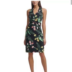 Tommy Hilfiger, jersey-knit in a bold garden print dress size 12